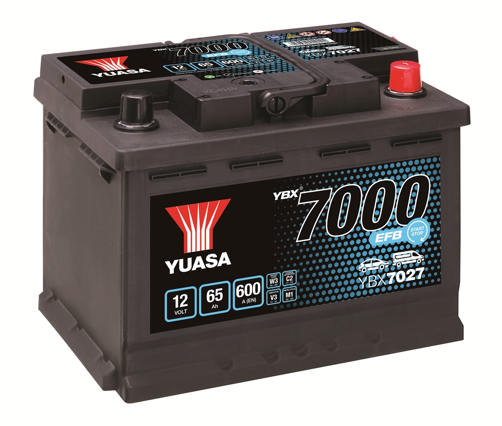 Yuasa YBX7027 EFB Batterie 12V 65 AH Yuasa YBX7027 EFB Batterie 12V 65 AH