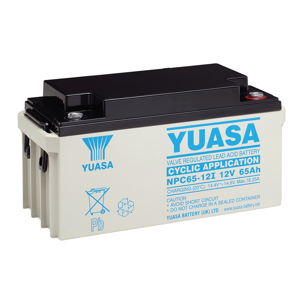 Yuasa NPC65-12I AGM VRLA Industriebatterie 12V - 65 Ah Yuasa NPC65-12I AGM VRLA Industriebatterie 12V - 65 Ah