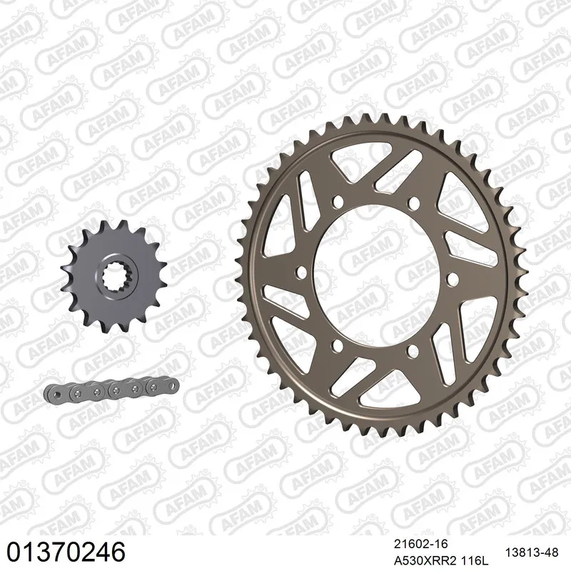 AFAM Kettensatz Aluminium 530 XRR2 16x48 - Yamaha YZF-R 6 2003-05 - 01370246