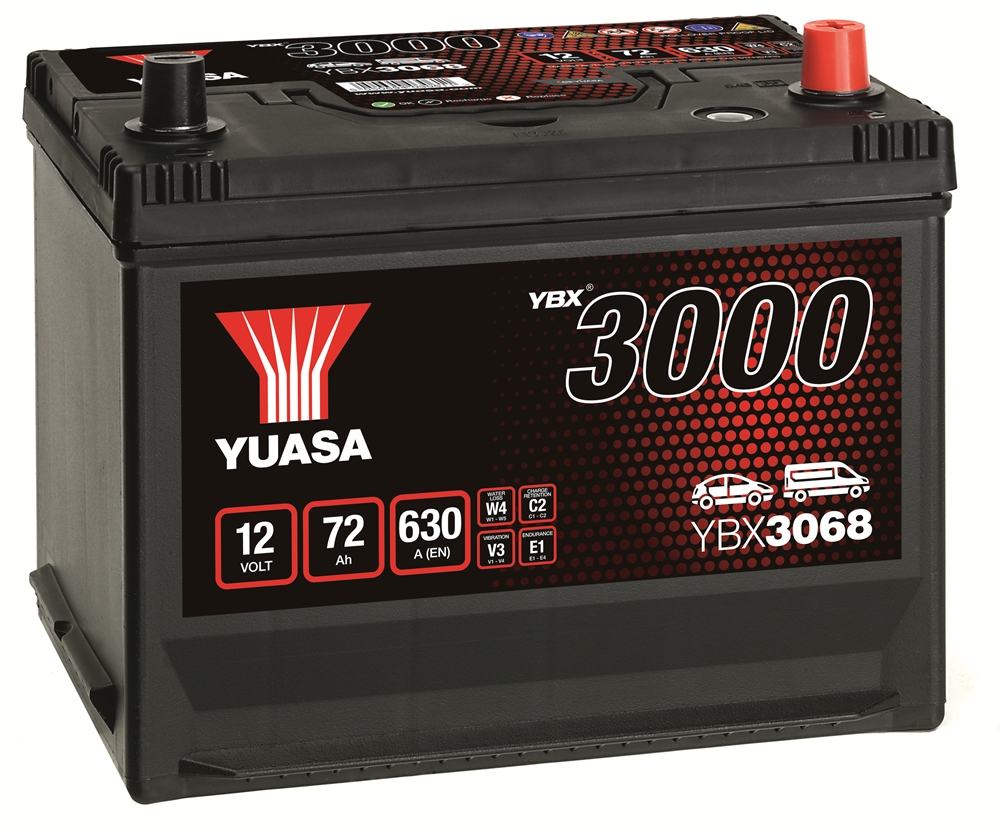 Yuasa YBX3068 SMF Batterie 12V 72 AH
