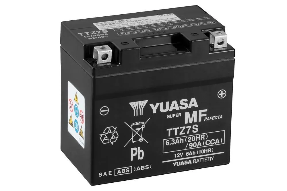 Yuasa TTZ7S AGM Batterie 12V 6 AH (WC) ab Werk gefüllt Yuasa TTZ7S AGM Batterie 12V 6 AH (WC) ab Werk gefüllt