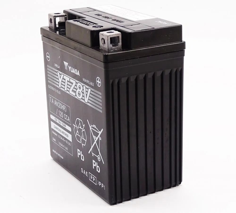 Yuasa YTZ8V AGM Batterie 12V 7,4AH - Einbaufertig (FTZ8V BTZ8V)
