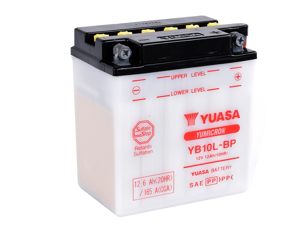 Yuasa YB10L-BP Batterie YuMicron® 12V 12 AH (DC) ohne Säure