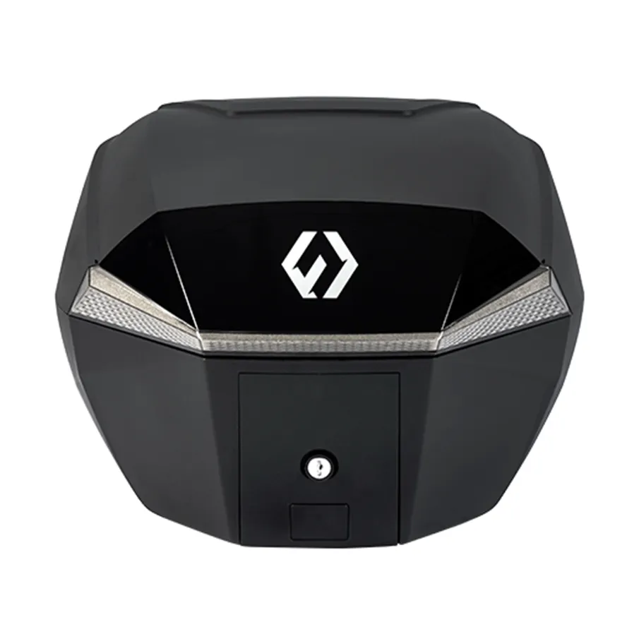 Furchtlos-SHIELD-S-Basic-Topcase-35-Liter-schwarz-silber-inkl-Montagekit-FU02TCPL000S14EX-100002-vorne Furchtlos SHIELD S Basic Topcase - 35 Liter - schwarz/silber - inkl. Montagekit