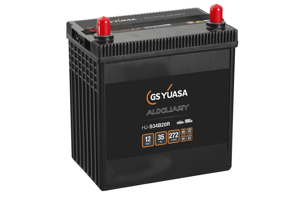 Yuasa HJ-S34B20R Batterie 12V 35 AH