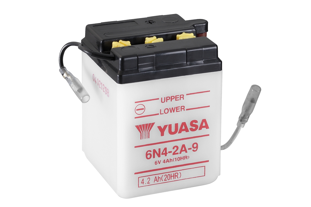 Yuasa 6N4-2A-9 Batterie 6V 4.2 AH (DC) ohne Säure Yuasa 6N4-2A-9 Batterie 6V 4.2 AH (DC) ohne Säure