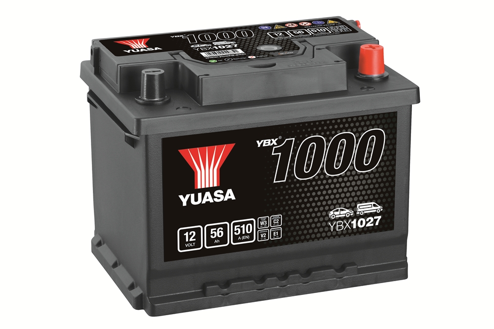 Yuasa YBX1027 SMF Batterie 12V 56 AH
