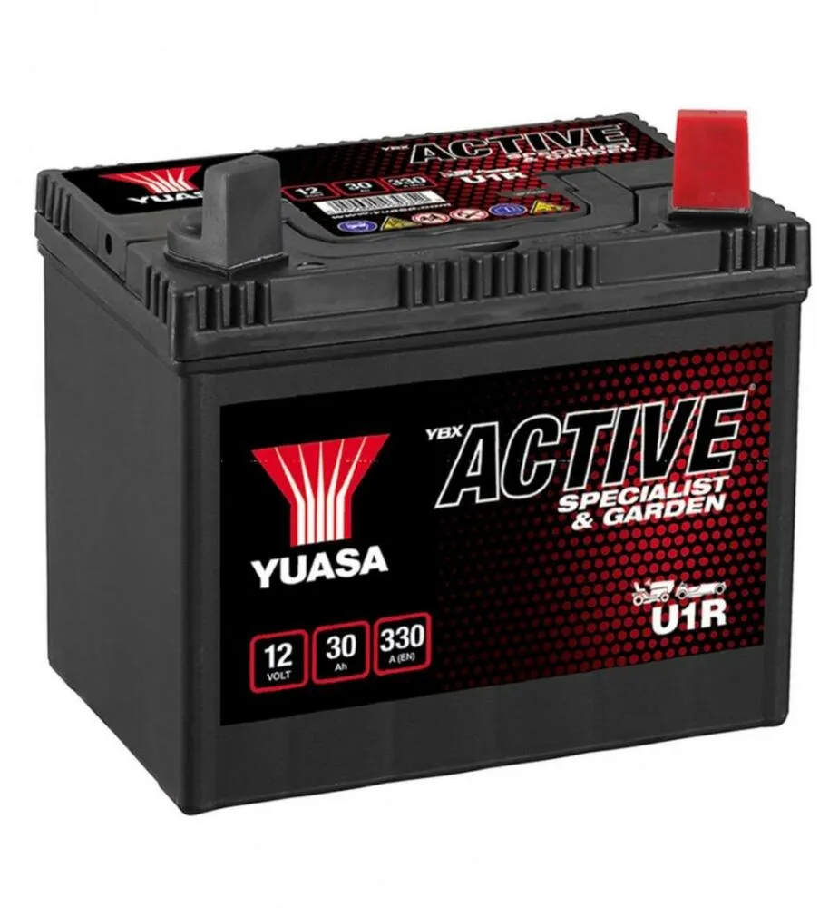 Yuasa_U1R_Gartengeraete_Batterie_12V_30AH_6329 Yuasa YBX U1R Gartengeräte - Rasenmäher Batterie 12V 30AH