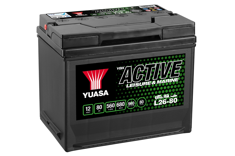 Yuasa L26-80 Batterie 12V 80 AH