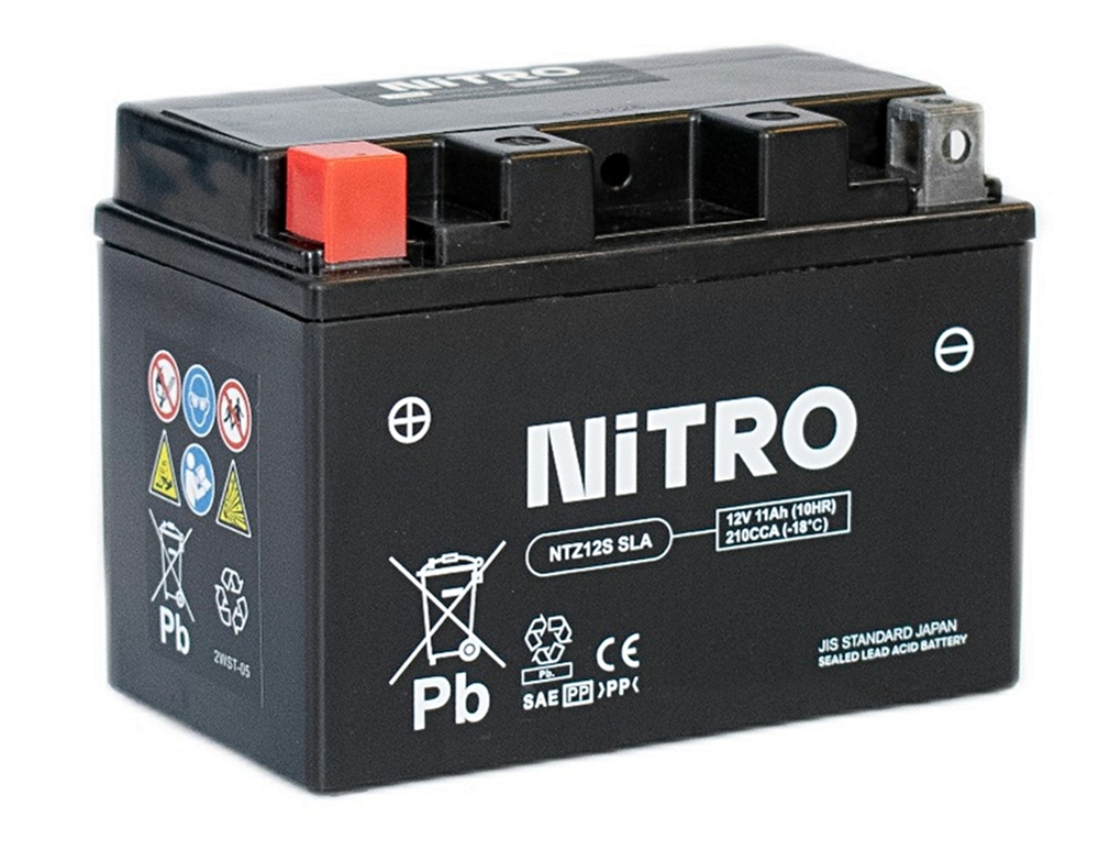 Nitro NTZ12S SLA AGM Gel Batterie 12V 11 Ah ab Werk gefüllt Nitro NTZ12S SLA AGM Gel Batterie 12V 11 Ah ab Werk gefüllt