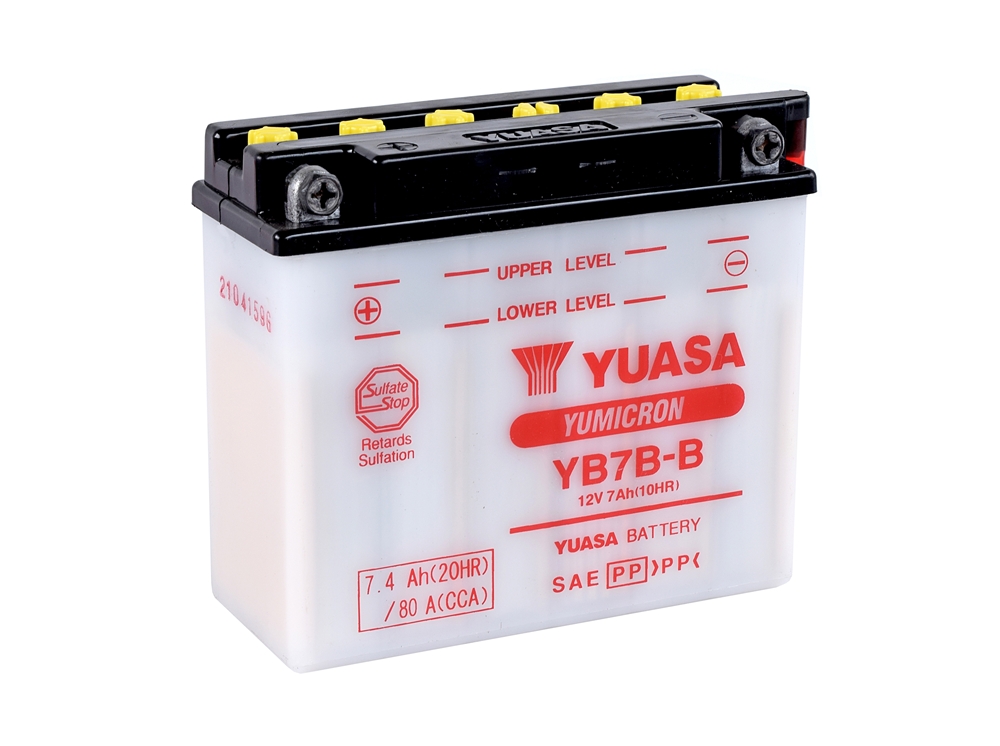 Yuasa YB7B-B Batterie YuMicron® 12V 7 AH (DC) ohne Säure