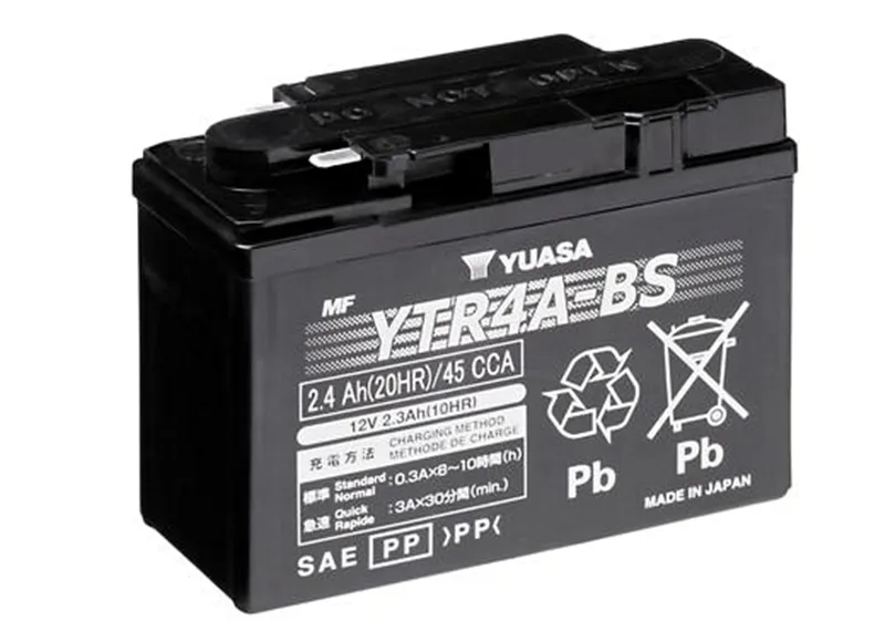 Yuasa YTR4A-BS AGM Batterie 12V 2.3 AH (CP) mit Säurepack Yuasa YTR4A-BS AGM Batterie 12V 2.3 AH (CP) mit Säurepack