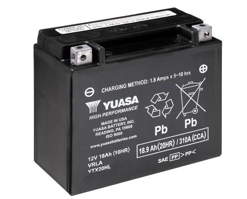 Yuasa YTX20HL AGM Batterie High Performance 12V 18 AH (WC) ab Werk gefüllt Yuasa YTX20HL AGM Batterie High Performance 12V 18 AH (WC) ab Werk gefüllt