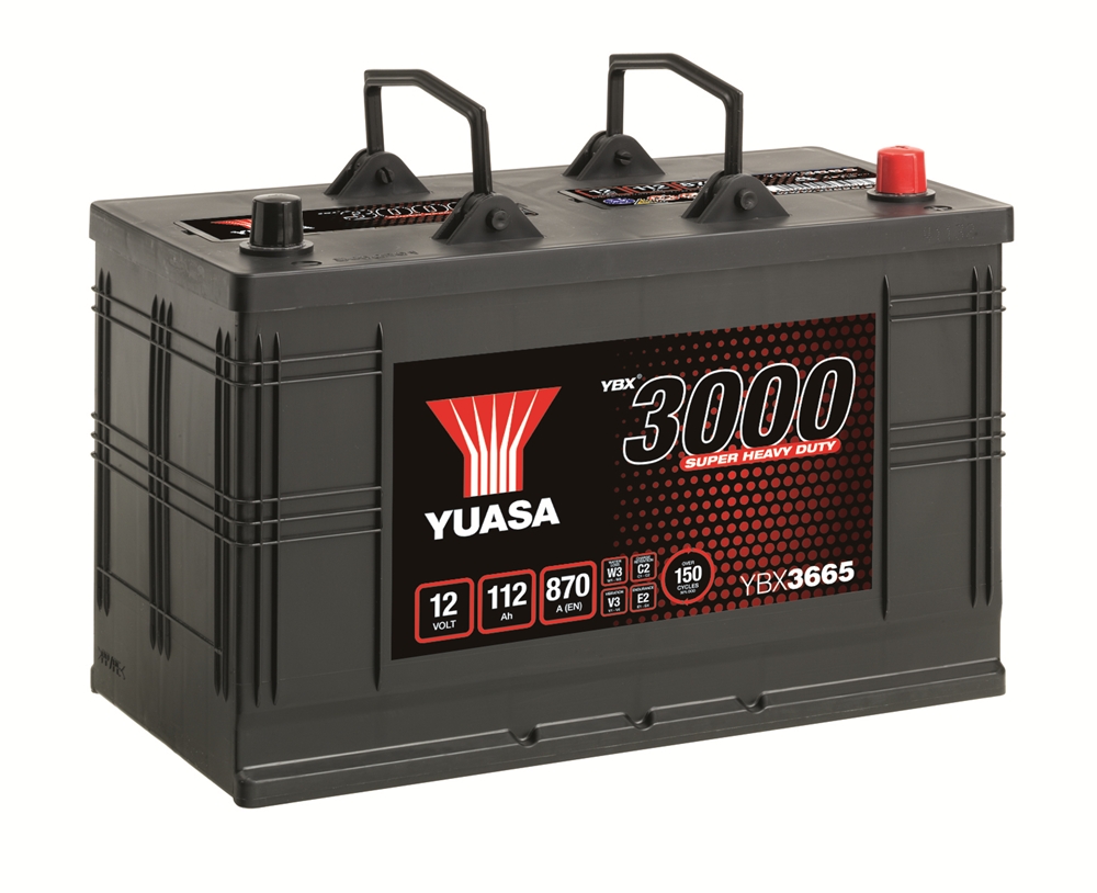 Yuasa YBX3665 SMF Batterie 12V 112 AH
