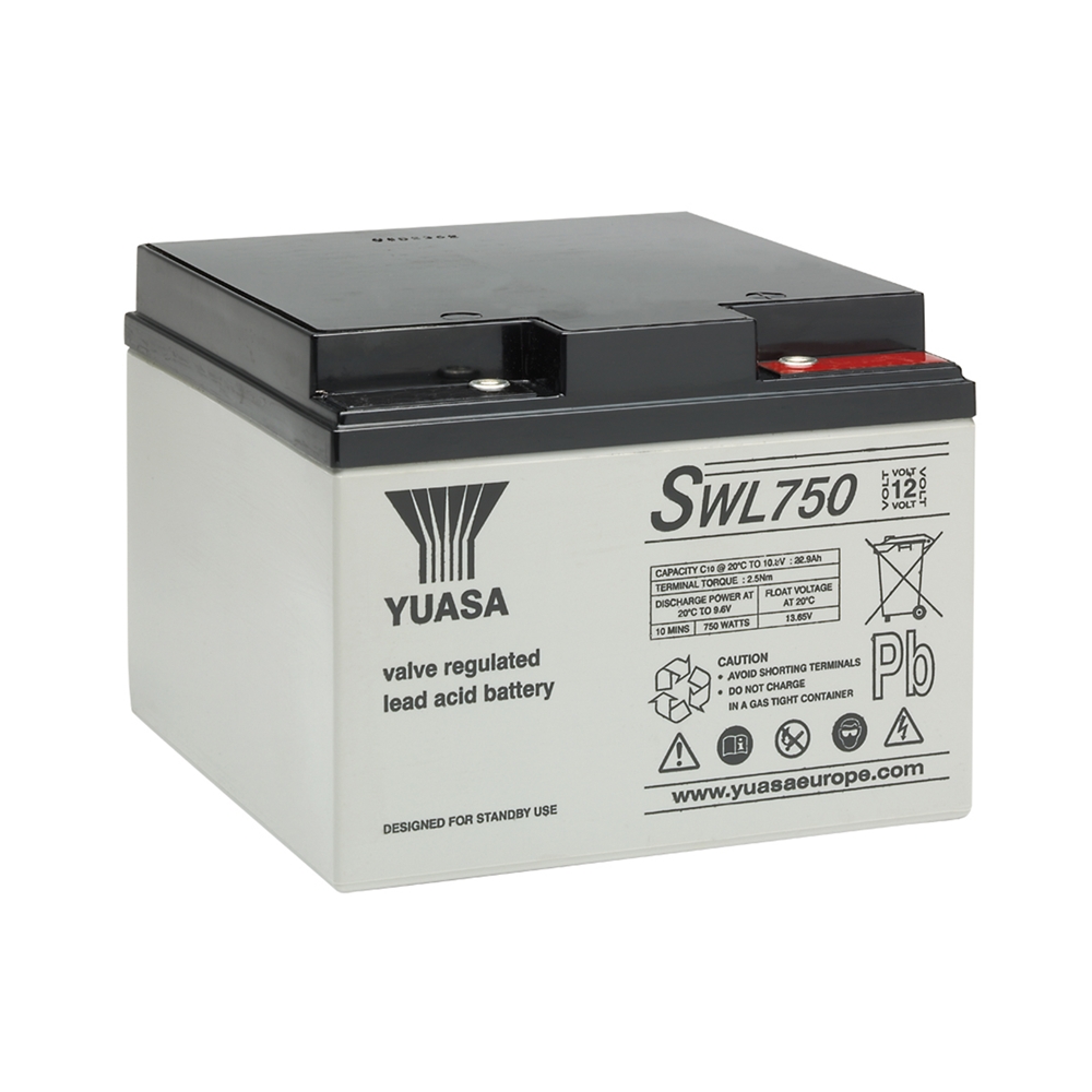 Yuasa SWL750 AGM VRLA Industriebatterie 12V - 25 Ah Yuasa SWL750 AGM VRLA Industriebatterie 12V - 25 Ah