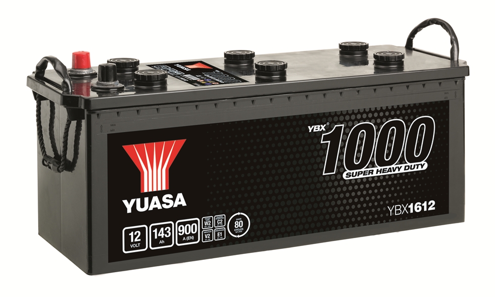Yuasa YBX1612 SMF Batterie 12V 143 AH