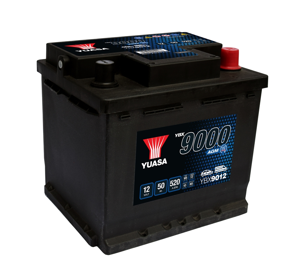 Yuasa YBX9012 AGM Batterie 12V 50 AH Yuasa YBX9012 AGM Batterie 12V 50 AH