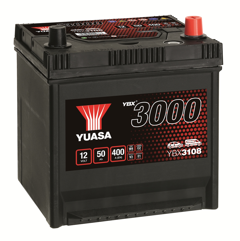 Yuasa YBX3108 SMF Batterie 12V 50 AH Yuasa YBX3108 SMF Batterie 12V 50 AH