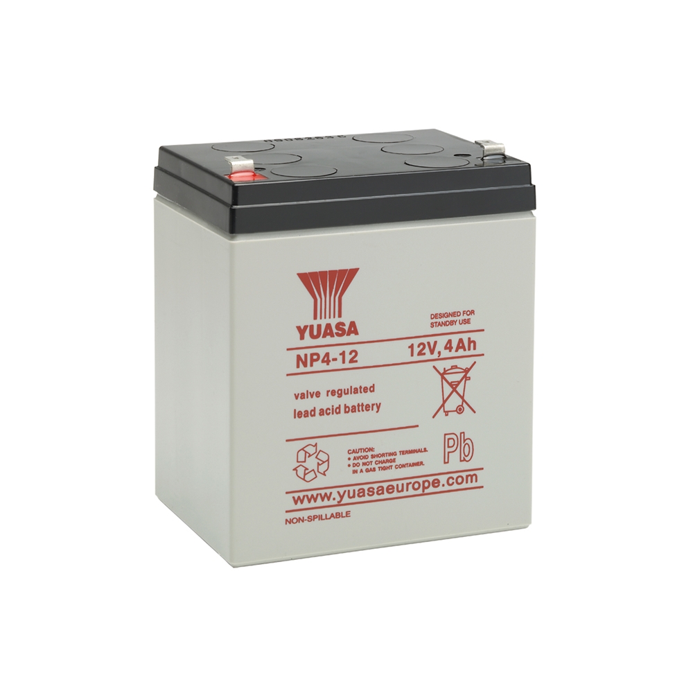 Yuasa NP4-12 AGM VRLA Industriebatterie 12V - 4 Ah Yuasa NP4-12 AGM VRLA Industriebatterie 12V - 4 Ah