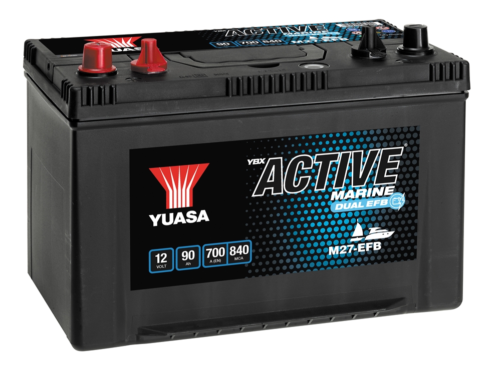 Yuasa M27-EFB Batterie 12V 90 AH