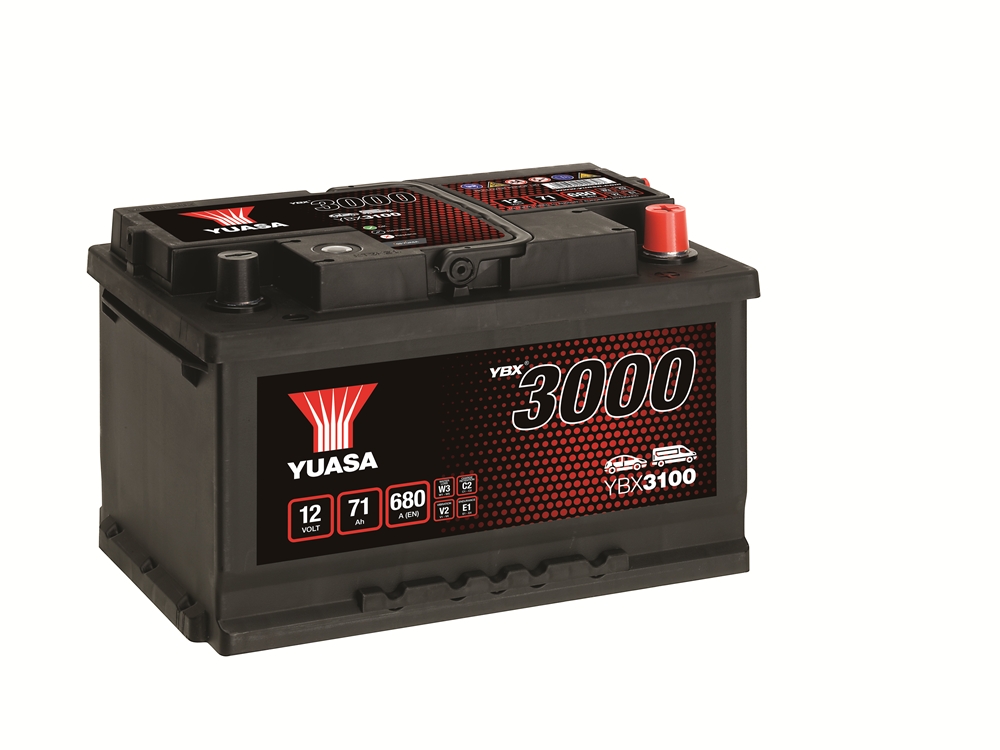 Yuasa YBX3100 SMF Batterie 12V 71 AH