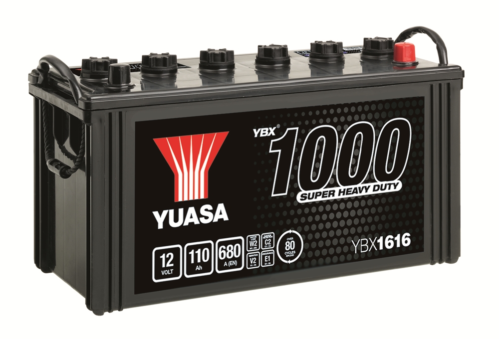 Yuasa YBX1616 SMF Batterie 12V 110 AH