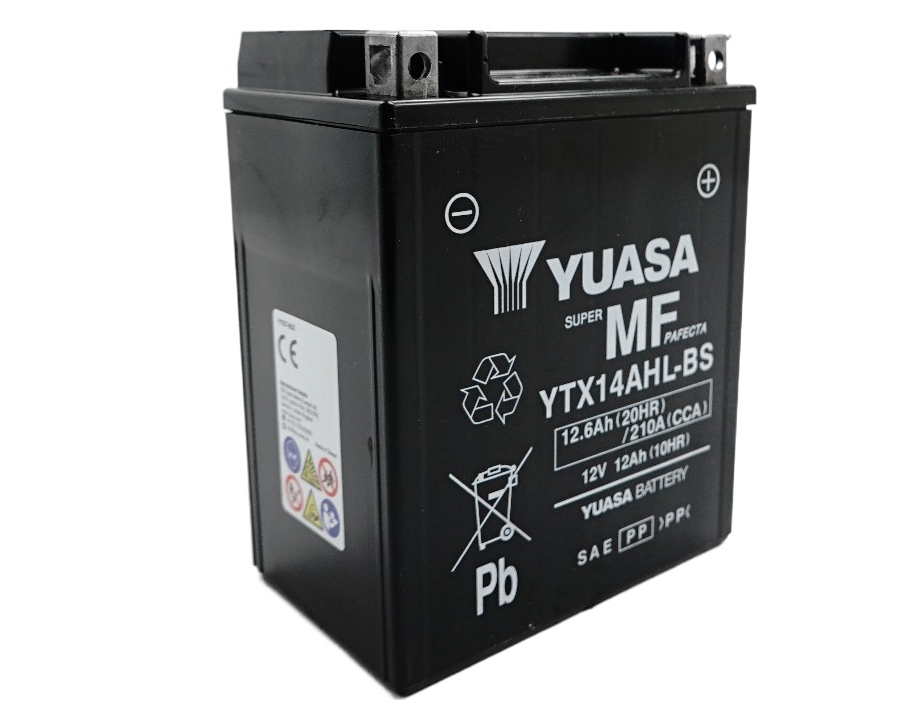 Yuasa YTX14AHL-BS AGM Batterie High Performance 12V 12 AH (CP) mit Säurepack Yuasa YTX14AHL-BS AGM Batterie High Performance 12V 12 AH (CP) mit Säurepack