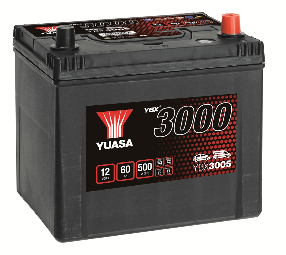 Yuasa YBX3005 SMF Batterie 12V 60 AH Yuasa YBX3005 SMF Batterie 12V 60 AH