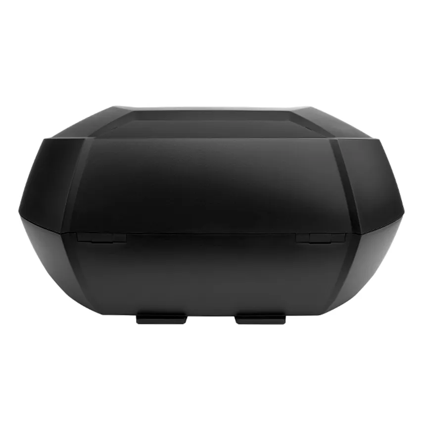 Furchtlos-SHIELD-L-Basic-Topcase-48-Liter-Rueckseite Furchtlos SHIELD L Basic Topcase - 48 Liter - weiß/rot