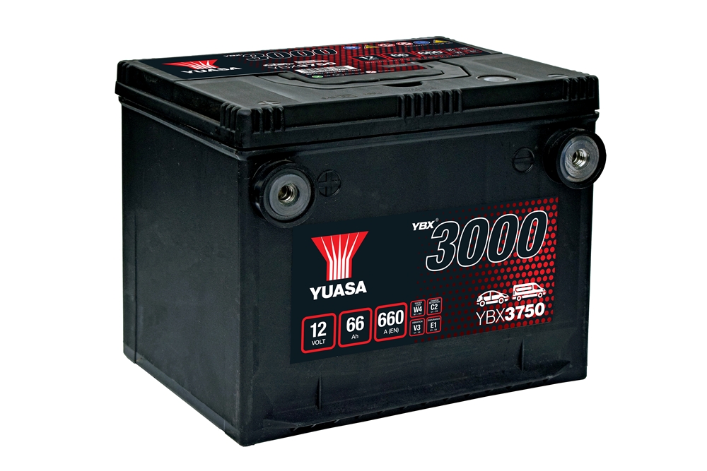 Yuasa YBX3750 SMF Batterie 12V 66 AH Yuasa YBX3750 SMF Batterie 12V 66 AH
