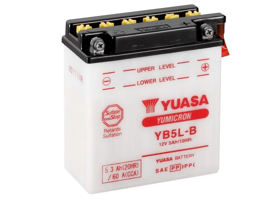 Yuasa YB5L-B-BS Batterie YuMicron® 12V 5 AH (CP) mit Säurepack