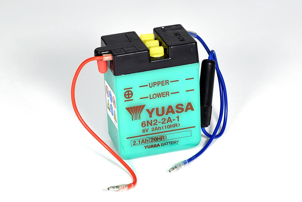 Yuasa 6N2-2A-1 Batterie 6V 2.1 AH (DC) ohne Säure Yuasa 6N2-2A-1 Batterie 6V 2.1 AH (DC) ohne Säure