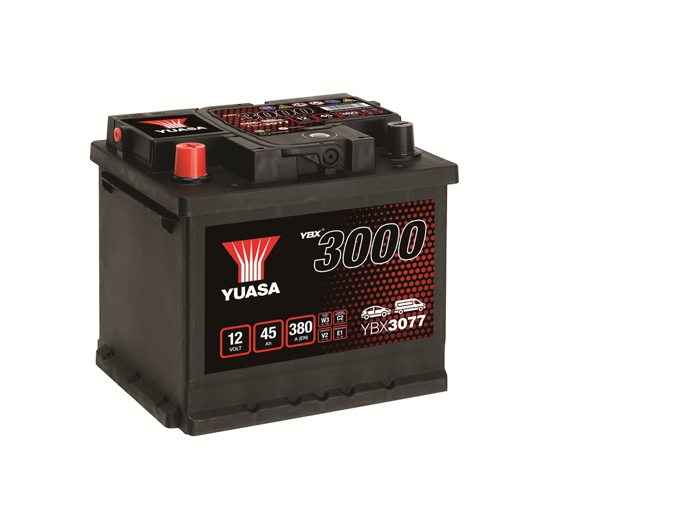 Yuasa YBX3077 SMF Batterie 12V 45 AH