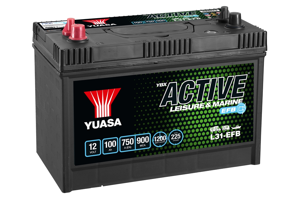 Yuasa L31-EFB Batterie 12V 100 AH