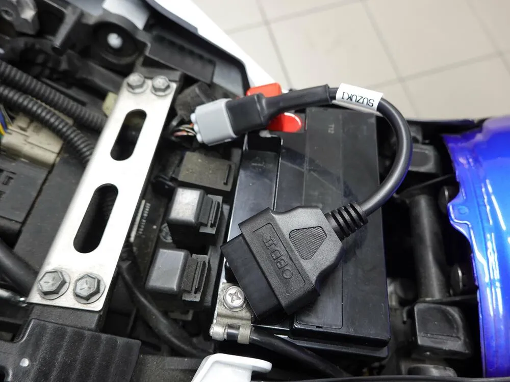 TMP Motorrad OBD2 Adapterkabel 16 Pin auf Suzuki Diagnosestecker 6 Pin - #4