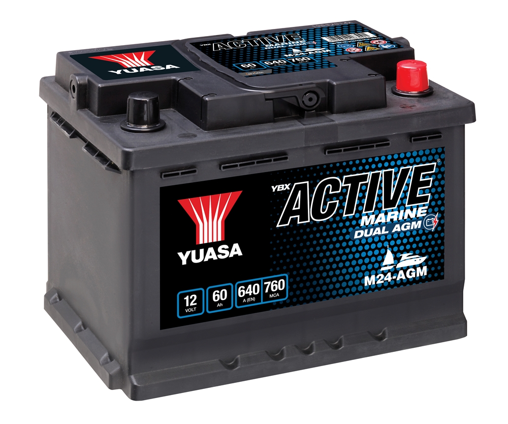 Yuasa M24-AGM Batterie 12V 60 AH