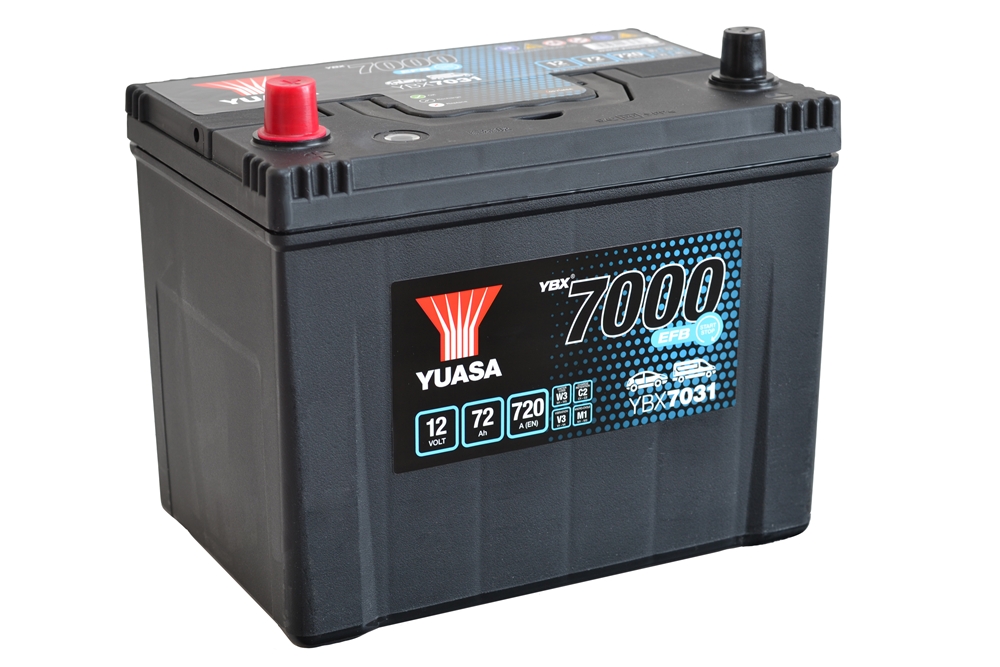 Yuasa YBX7031 EFB Batterie 12V 72 AH