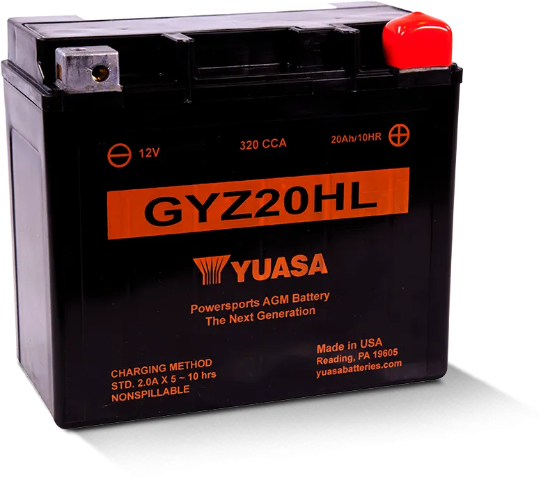 Yuasa GYZ20HL AGM Batterie High Performance 12V 20 AH (WC) ab Werk gefüllt Yuasa GYZ20HL AGM Batterie High Performance 12V 20 AH (WC) ab Werk gefüllt