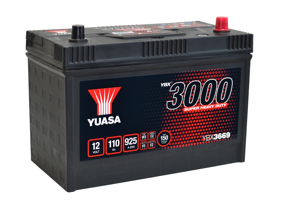 Yuasa YBX3669 SMF Batterie 12V 110 AH