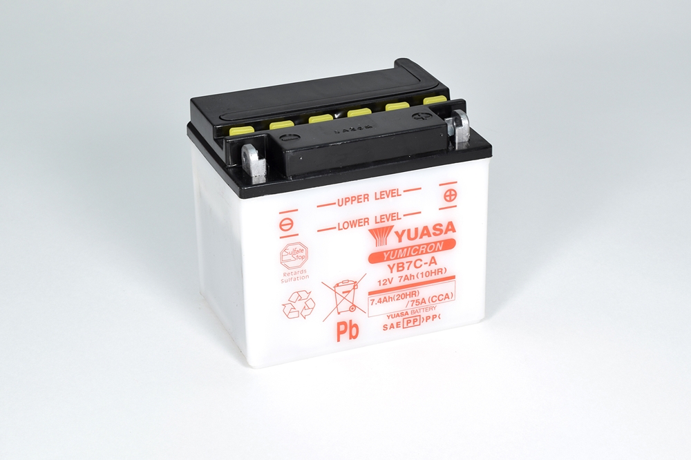 Yuasa YB7C-A Batterie YuMicron® 12V 8 AH (CP) mit Säurepack