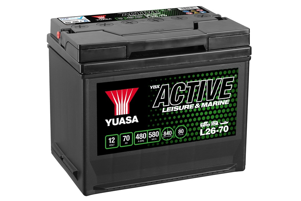 Yuasa L26-70 Batterie 12V 70 AH