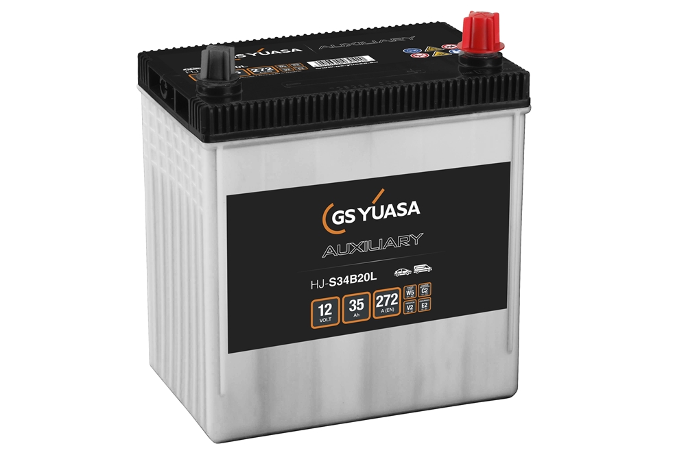 Yuasa HJ-S34B20L Batterie 12V 35 AH Yuasa HJ-S34B20L Batterie 12V 35 AH