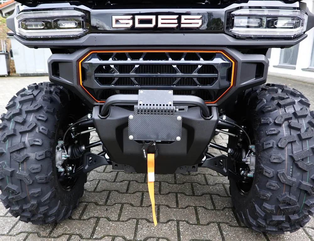 TMP Kennzeichenhalter vorne / Nummernschildhalterung klappbar - GOES Terrox 1000 Touring 2025- TMP Kennzeichenhalter vorne / Nummernschildhalterung klappbar - GOES Terrox 1000 Touring 2025-