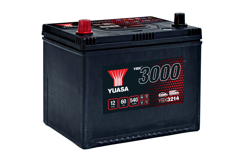 Yuasa YBX3214 SMF Batterie 12V 60 AH Yuasa YBX3214 SMF Batterie 12V 60 AH