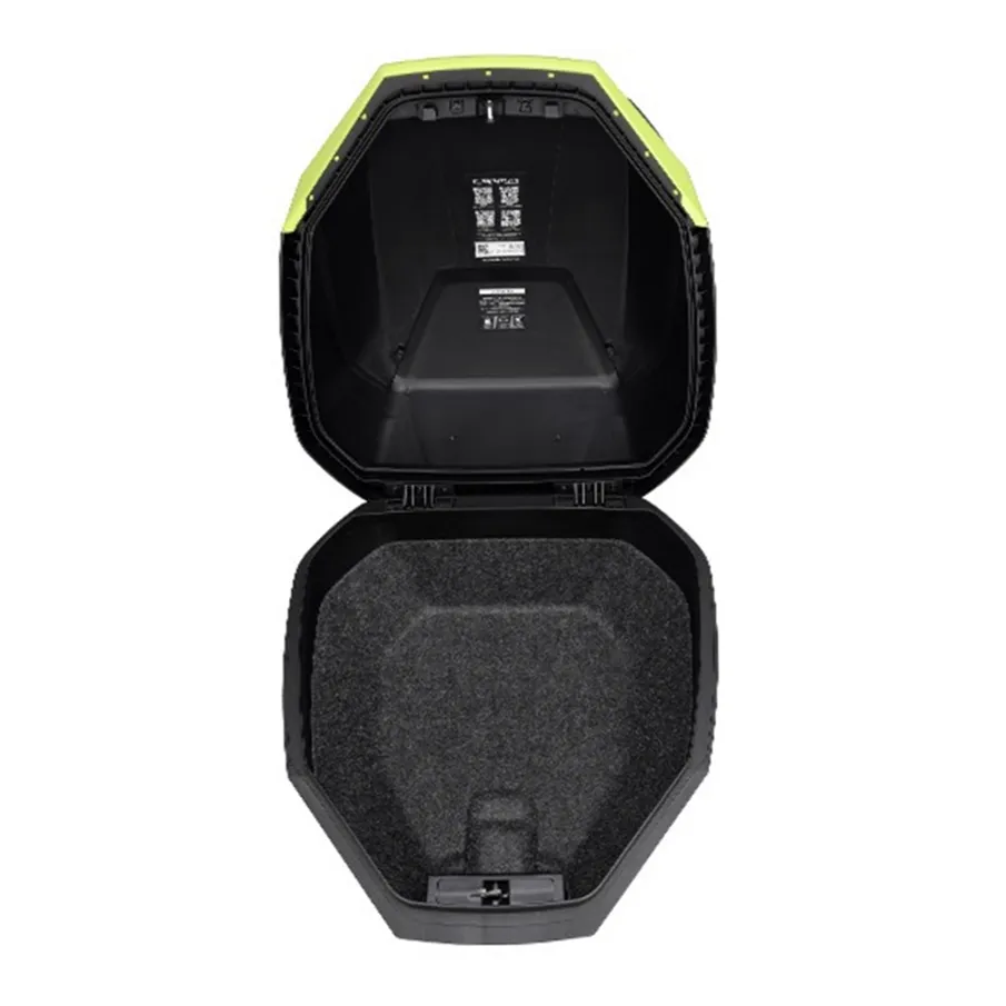 Furchtlos-SHIELD-S-Luxe-Topcase-35-Liter-offen Furchtlos SHIELD S Luxe Topcase - 35 Liter - schwarz/silber - inkl. Montagekit