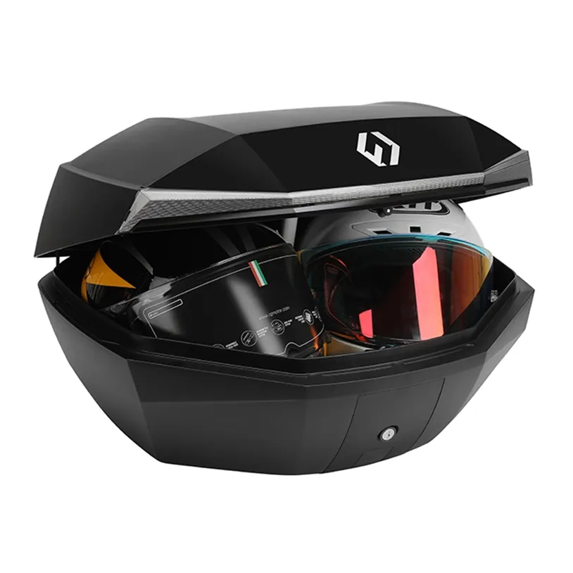 Furchtlos SHIELD L Basic Topcase - 48 Liter - schwarz/silber