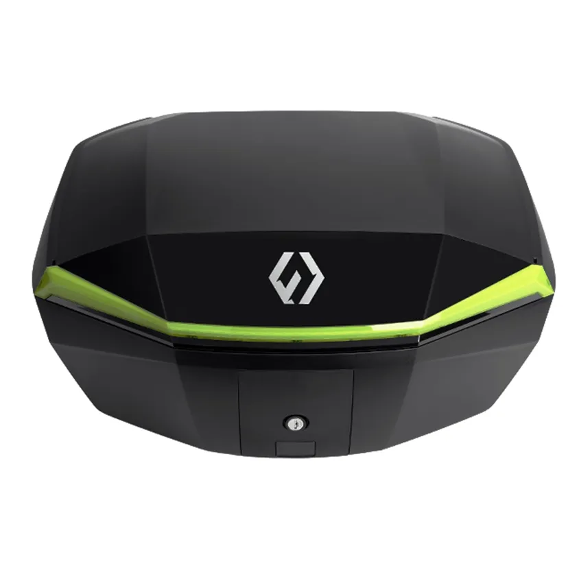 Furchtlos-SHIELD-L-Basic-Topcase-48-Liter-schwarz-gelb-inkl-Montagekit-FU11TCXX000L16EX-100025-vorne Furchtlos SHIELD L Basic Topcase - 48 Liter - schwarz/gelb