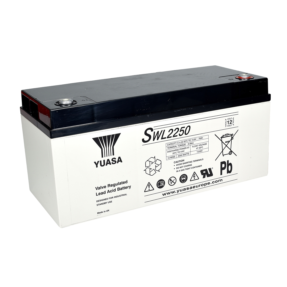 Yuasa SWL2250 AGM VRLA Industriebatterie 12V - 86 Ah Yuasa SWL2250 AGM VRLA Industriebatterie 12V - 86 Ah