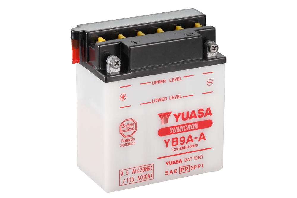 Yuasa YB9A-A Batterie YuMicron® 12V 9 AH (DC) ohne Säure Yuasa YB9A-A Batterie YuMicron® 12V 9 AH (DC) ohne Säure