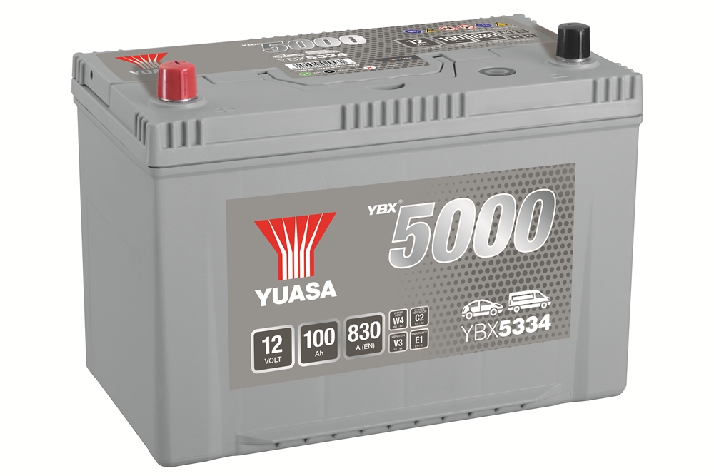 Yuasa YBX5334 SMF Batterie 12V 100 AH